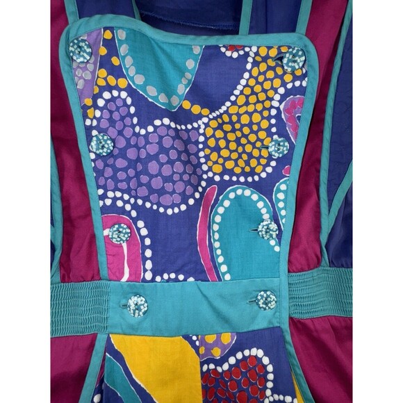 Jeanne Marc Vintage 80s Jumpsuit Sz Small‎ 8 / 10  Wearable Art eighties Rare - Picture 6 of 16